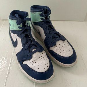 Jordan 1 Mid - blue & mint - Youth 7.5